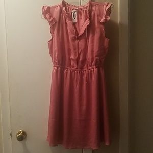 Cute Silky Pink Dress